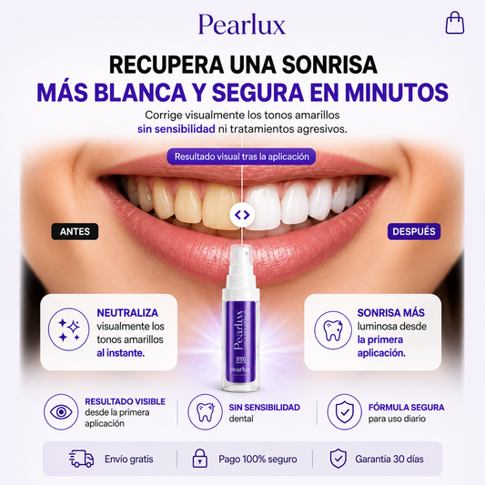 Pearlux – Gel Blanqueador con Tecnología Violeta V34